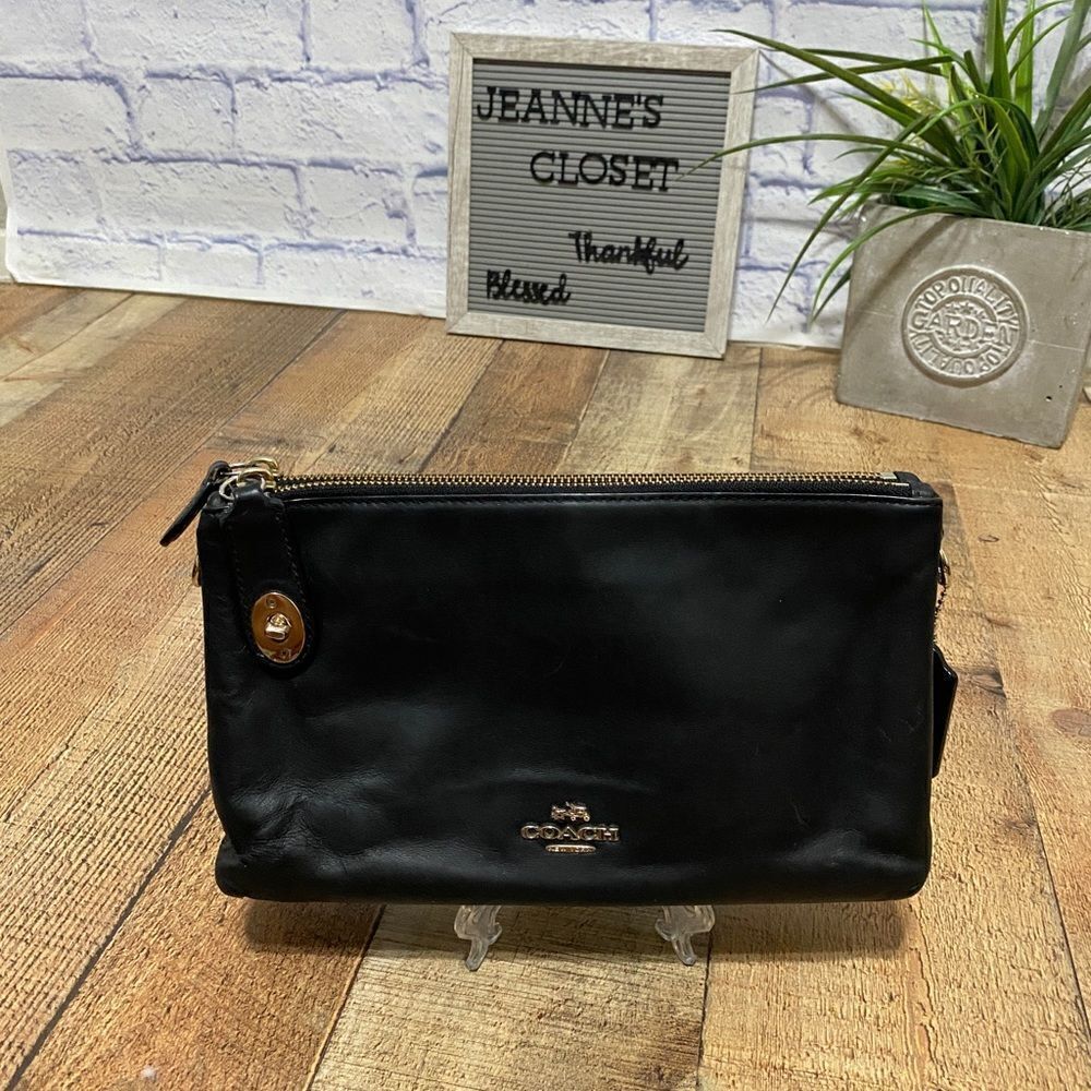 Coach Women's 'Crosby' Double Zip Leather